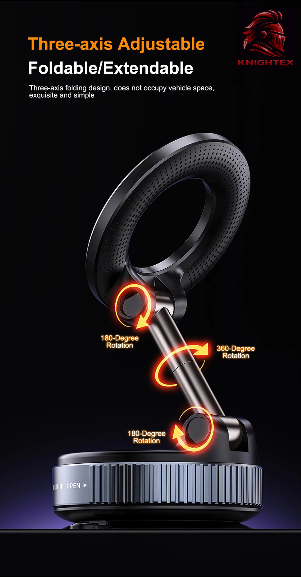 Knight hold 1 - Strong Magnetic Phone Mount